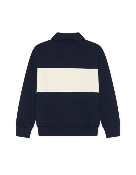 Les Deux - Sweatshirts - Dark Navy Blue - Zipper