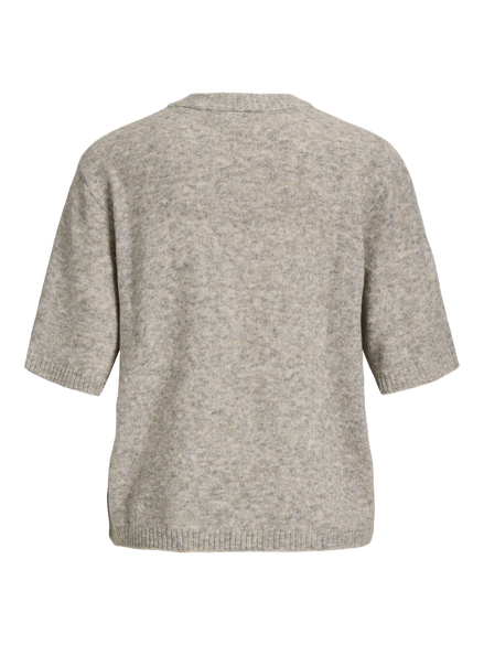 JJXX - Strikket top - Light Grey Melange - Jxvaleria