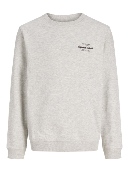 Jack & Jones Junior - Sweatshirt - White melange - Jornorrebro