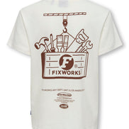 Only & Sons - T-Shirt - Cloud Dancer - Osjalfi