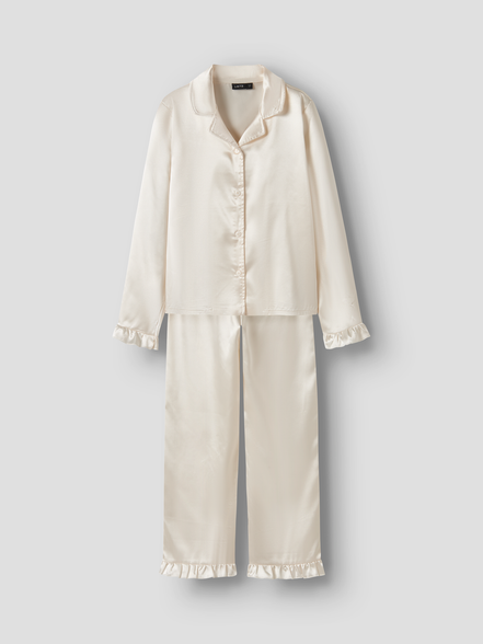 Lmtd - Pyjamasæt - White alyssum - Nlfnightys