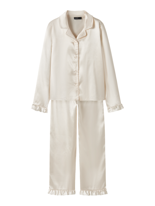 Lmtd - Pyjamasæt - White alyssum - Nlfnightys