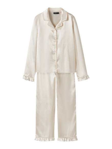 Lmtd - Pyjamasæt - White alyssum - Nlfnightys
