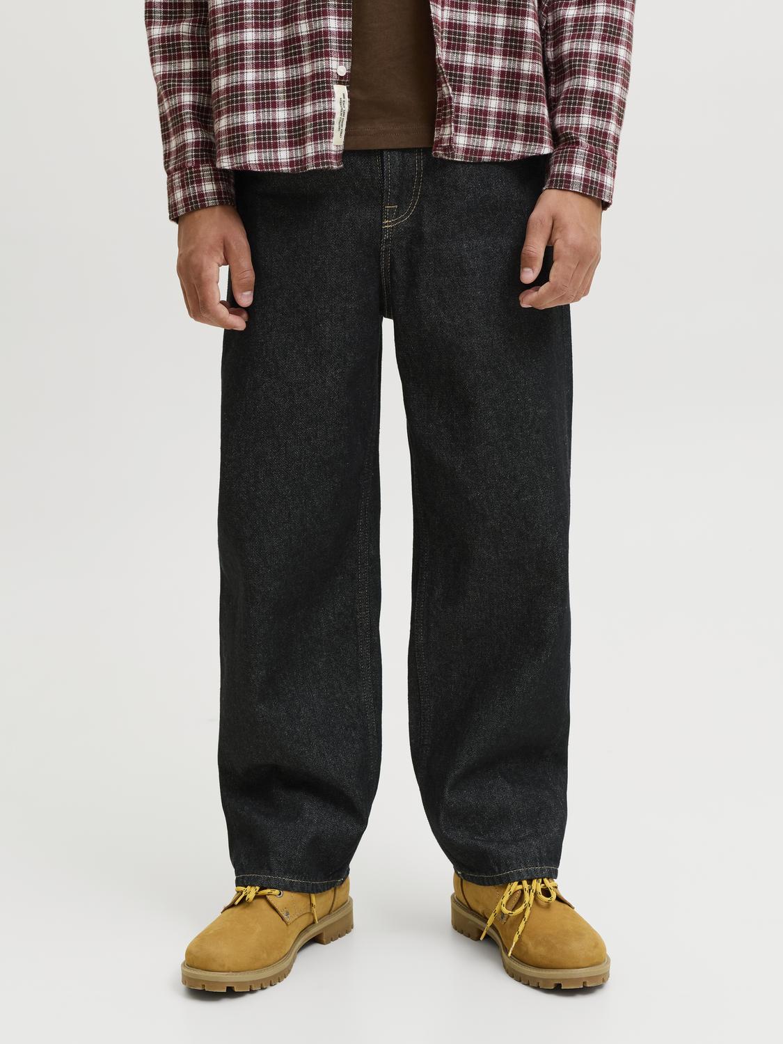 Jack & Jones Junior - Jeans - Black Denim - Jjoriginal Akm 368 Sn Jnr