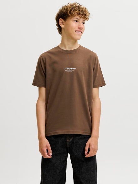 Jack & Jones Junior - T-shirt - Cocoa - Jjesoho Tee