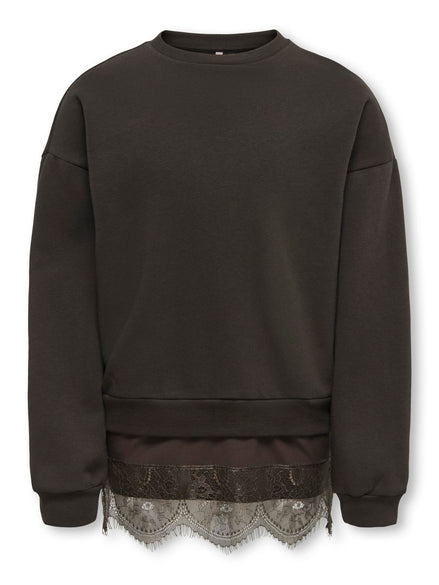 Kids Only - Sweatshirt - Coffee bean - Kogswanna