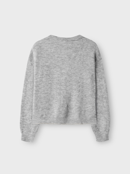 LMTD - Cardigan - Light grey melange - Flot
