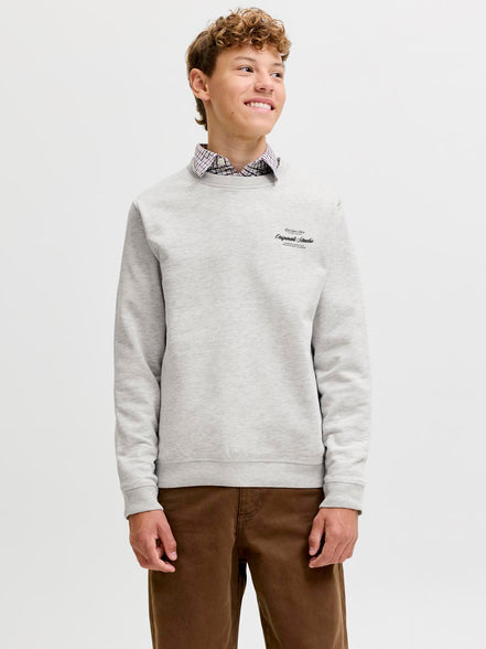 Jack & Jones Junior - Sweatshirt - White melange - Jornorrebro