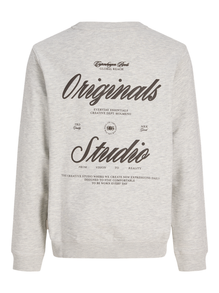 Jack & Jones Junior - Sweatshirt - White melange - Jornorrebro