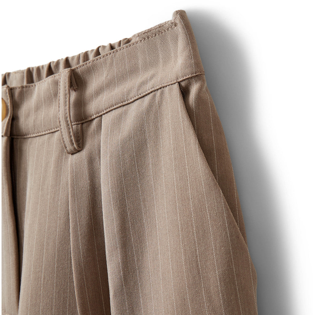 Sofie Schnoor - Bukser - Beige Striped - Malinasy