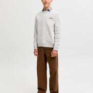 Jack & Jones Junior - Sweatshirt - White melange - Jornorrebro