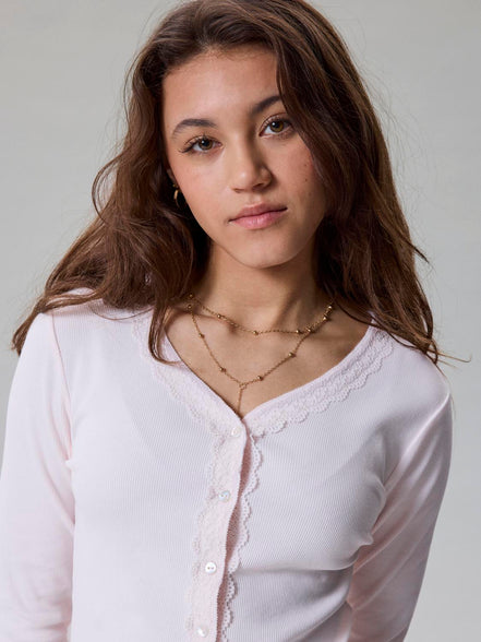 LMTD - Cardigan - Pink Marshmallow - Nlfkanalace