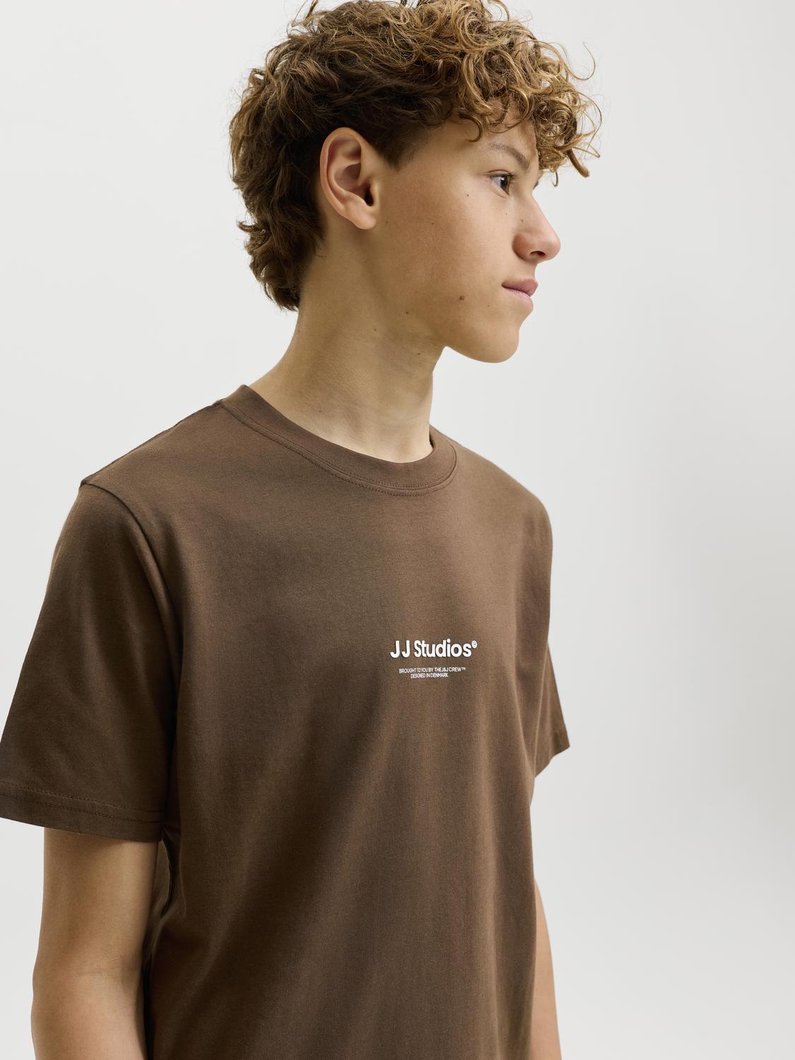 Jack & Jones Junior - T-shirt - Cocoa - Jjesoho Tee