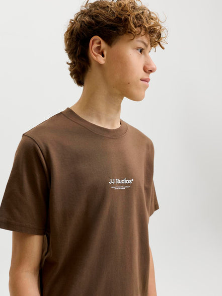 Jack & Jones Junior - T-shirt - Cocoa - Jjesoho Tee