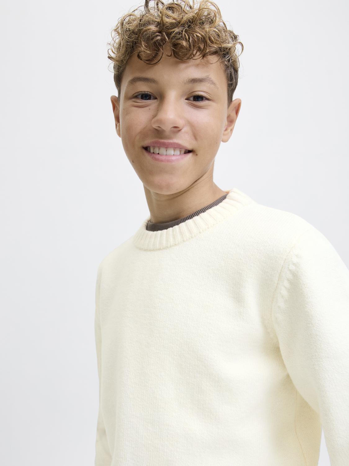 Jack & Jones Junior - Pullover - Sea Salt - Jornorrebro