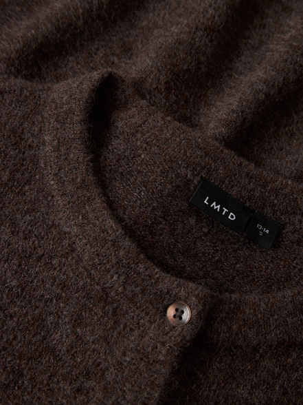 LMTD - Cardigan - Light grey melange - Flot
