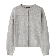 LMTD - Cardigan - Light grey melange - Flot