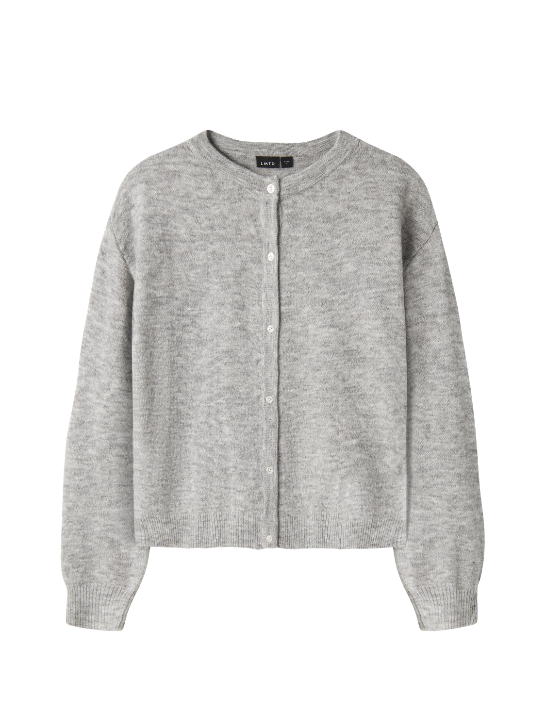 LMTD - Cardigan - Light grey melange - Flot