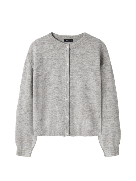 LMTD - Cardigan - Light grey melange - Flot