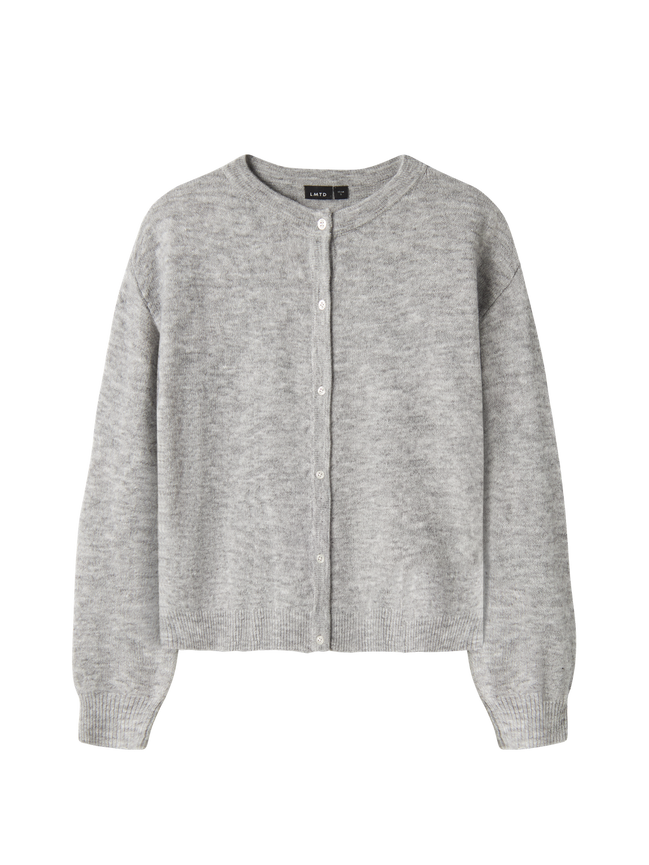 LMTD - Cardigan - Light grey melange - Flot