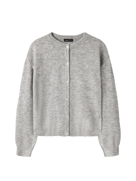 LMTD - Cardigan - Light grey melange - Flot