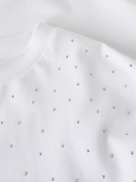 LMTD - T-Shirt - White alyssum - Novegat Stud
