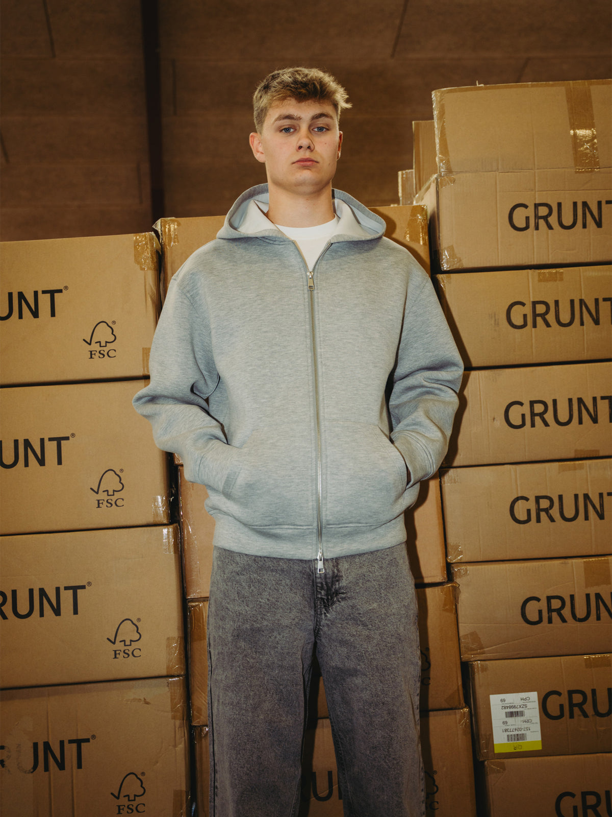 Grunt - Sweatshirts - Black - Hohen