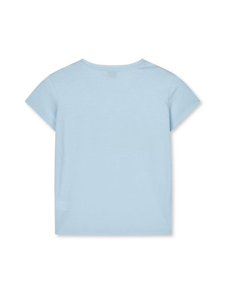 Mads Nørgaard - Copenhagen A/S - T-shirts - Cerulean - Single