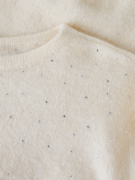 LMTD - Pullover - Antique White - Nlflodet