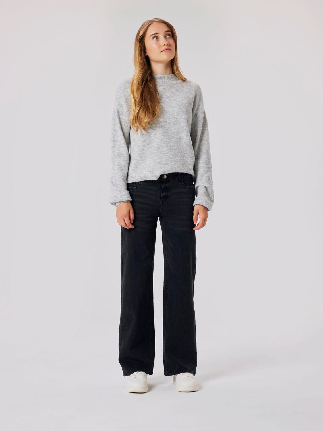 LMTD - Pullover - Light grey melange - Flot