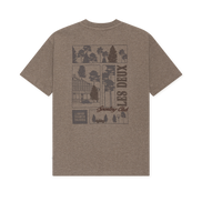 Les Deux - T-shirts - Mountain Grey Melange - Woods