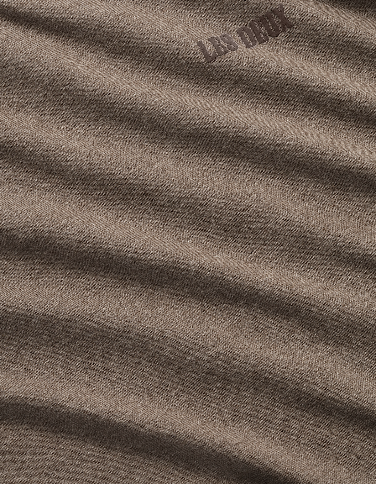 Les Deux - T-shirts - Mountain Grey Melange - Woods