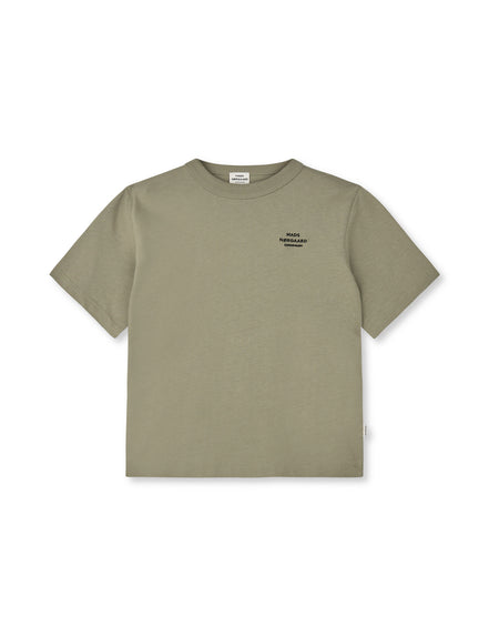 Mads Nørgaard - Copenhagen A/S - T-shirts - Dark Grey Melange - Cotton