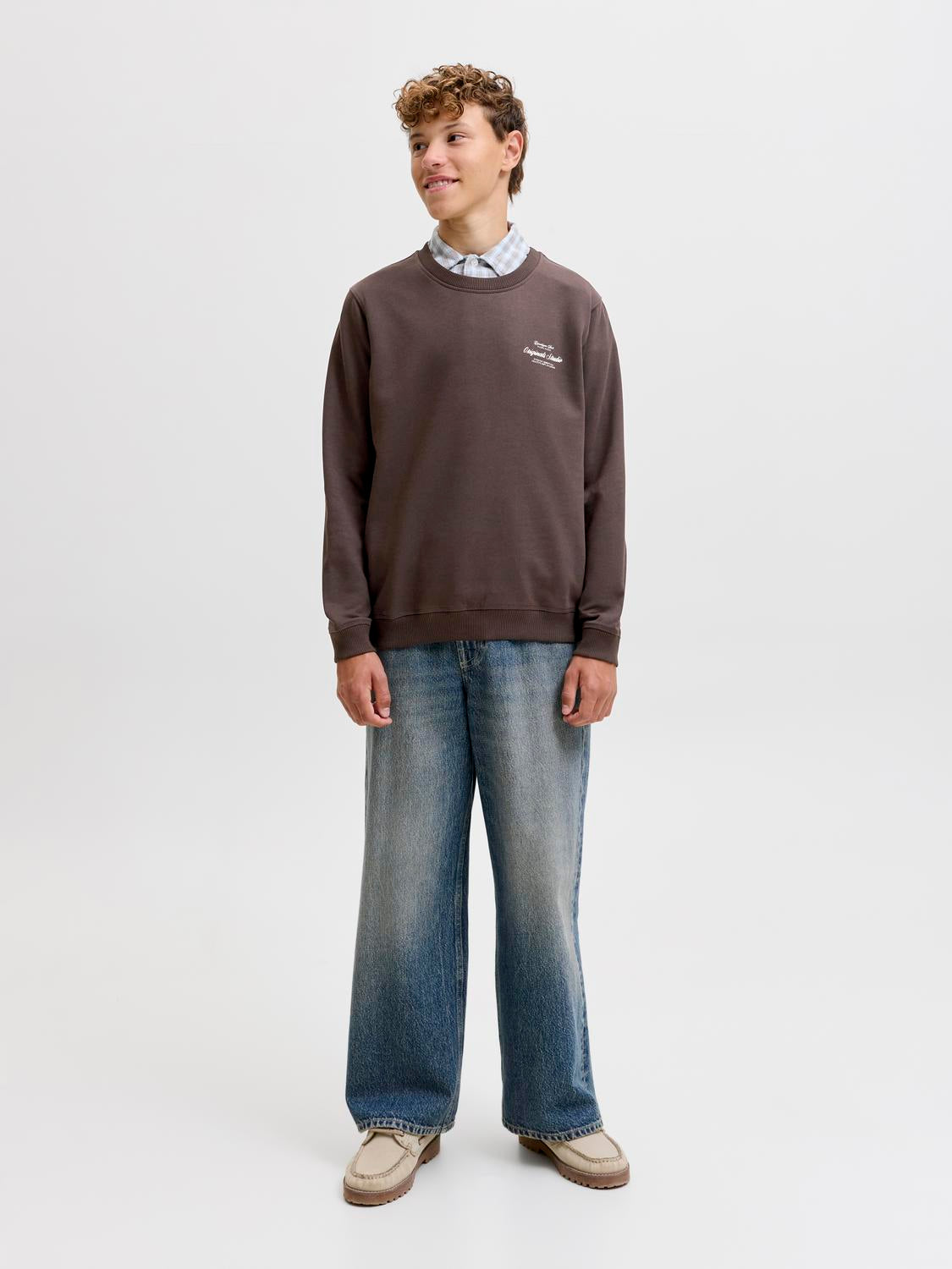 Jack & Jones Junior - Sweatshirt - White melange - Jornorrebro
