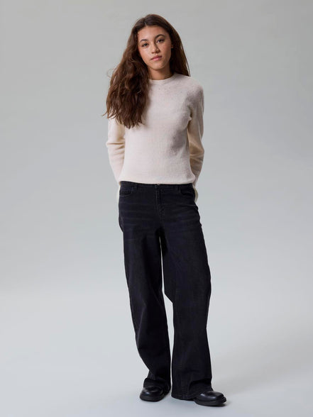 LMTD - Pullover - Antique White - Nlflodet