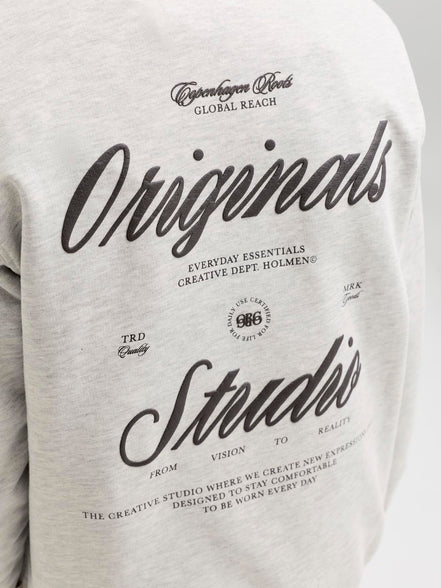 Jack & Jones Junior - Sweatshirt - White melange - Jornorrebro