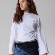 LMTD - T-Shirt - White alyssum - Novegat Stud