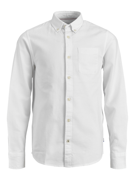 Jack & Jones - Shirt - White - Oxford
