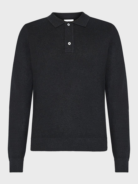 Grunt - Strikker - Black Melange - Ham