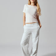 LMTD - Bukse - Light grey melange - Bru