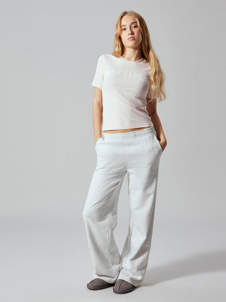 LMTD - Bukse - Light grey melange - Bru