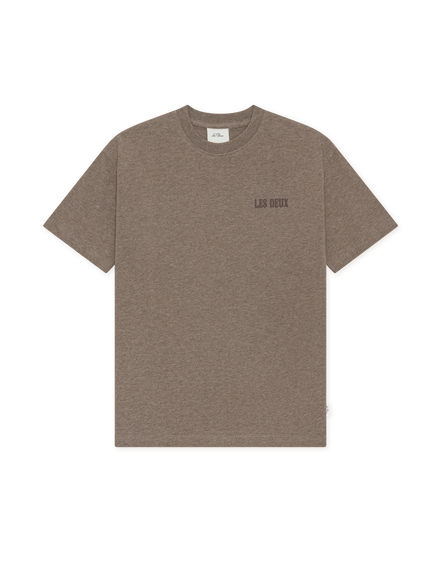 Les Deux - T-shirts - Mountain Grey Melange - Woods