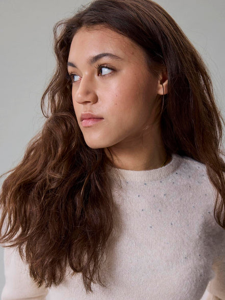 LMTD - Pullover - Antique White - Nlflodet