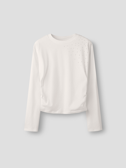 LMTD - T-Shirt - White alyssum - Novegat Stud