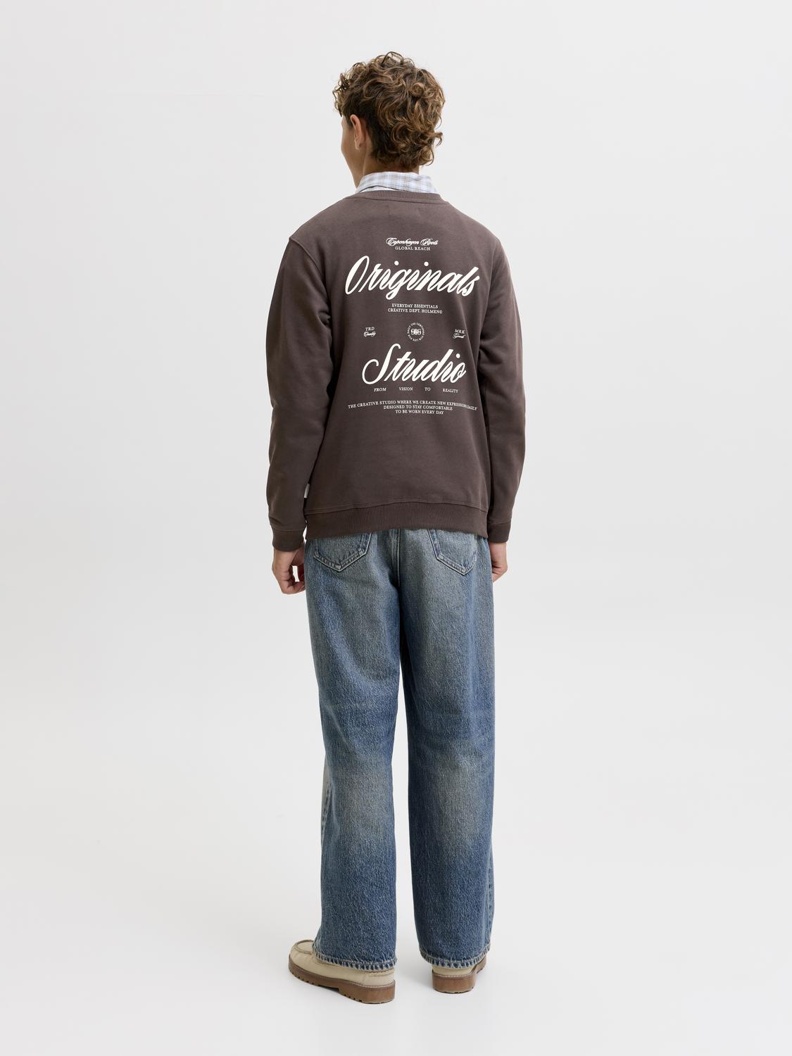Jack & Jones Junior - Sweatshirt - White melange - Jornorrebro