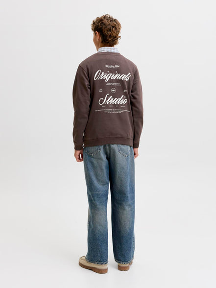 Jack & Jones Junior - Sweatshirt - White melange - Jornorrebro