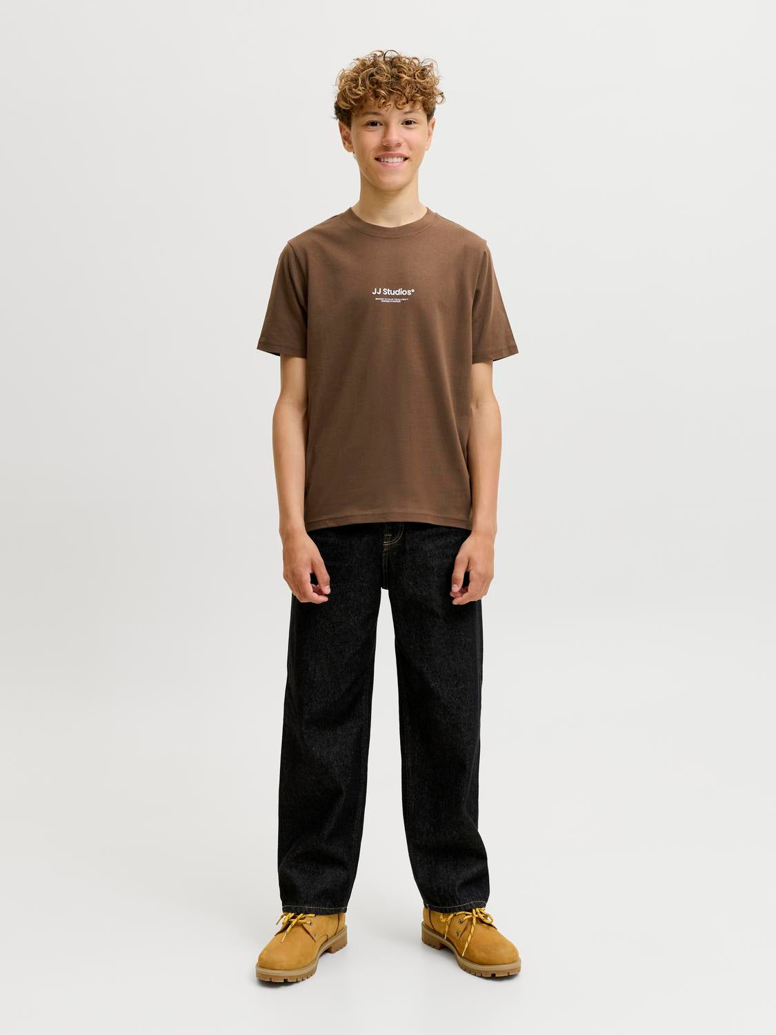 Jack & Jones Junior - T-shirt - Cocoa - Jjesoho Tee