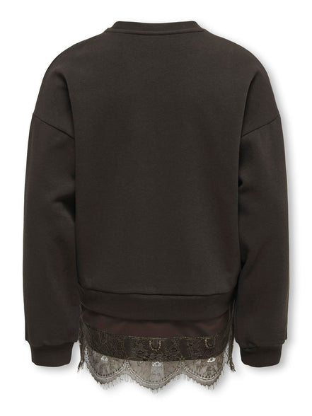 Kids Only - Sweatshirt - Coffee bean - Kogswanna