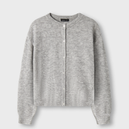 LMTD - Cardigan - Light grey melange - Flot