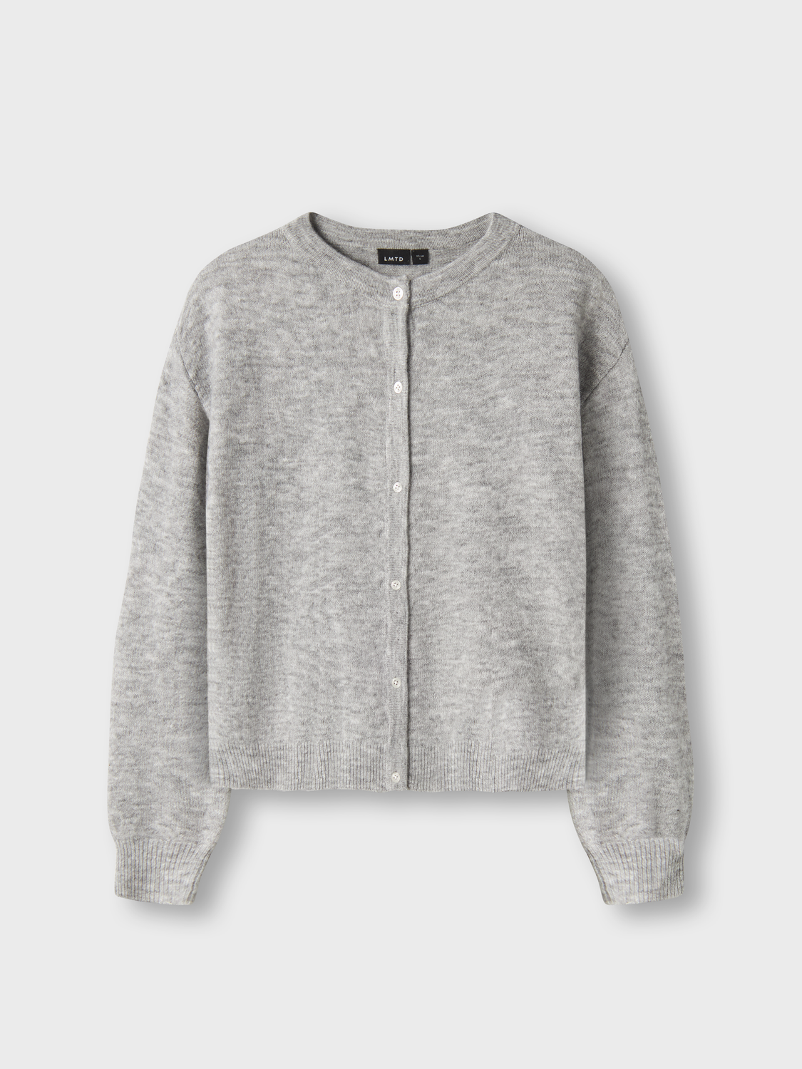 LMTD - Cardigan - Light grey melange - Flot